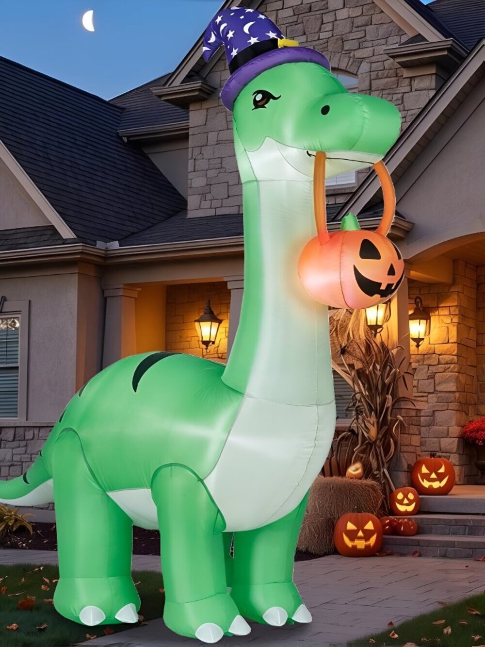 10FT Halloween Inflatable Huge Dinosaur Decorations Outdoor Blow Up